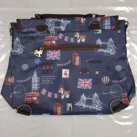 Waterproof Convertibe Handbag Backpack Crossbody Multifunctional Triple Use Bag - Picture 10 of 15